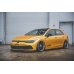 Накладки сплиттеры на пороги Вар2 на VW Golf VIII